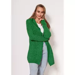 Sweter Kardigan Model PA018 Green - MKM