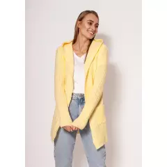 Sweter Kardigan Model PA018 Lemon - MKM