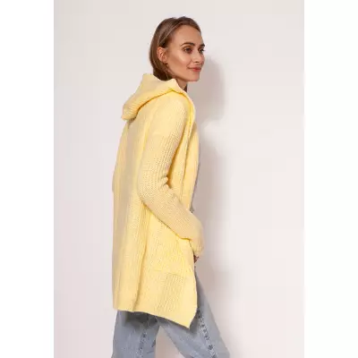 Sweter Kardigan Model PA018 Lemon - MKM