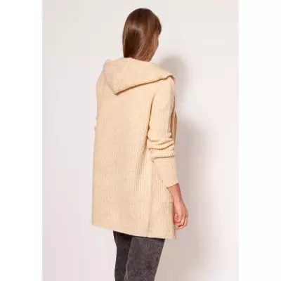 Sweter Kardigan Model PA018 Beige - MKM