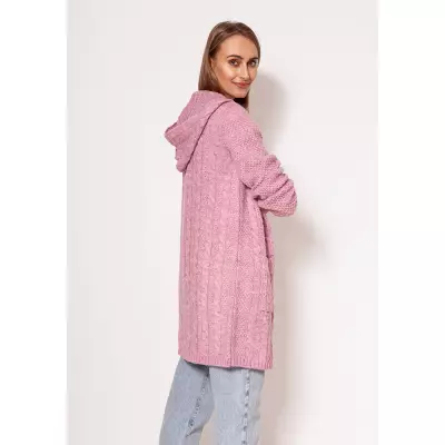 Sweter Kardigan Model PA019 Pink - MKM