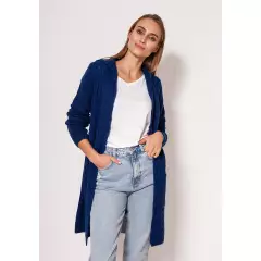 Sweter Kardigan Model PA019 Cobalt - MKM