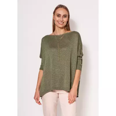 Sweter Damski Model SWE040 Green - MKM