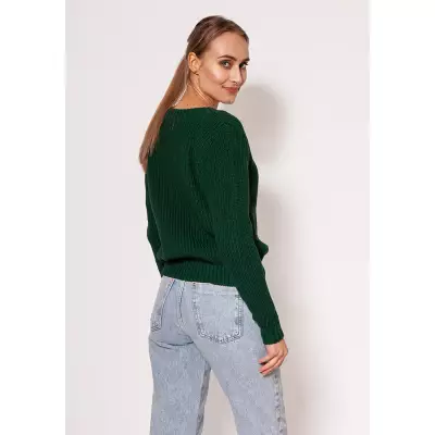 Sweter Damski Model SWE264 Dark Green - MKM