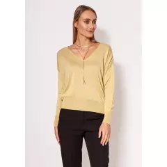 Sweter Damski Model SWE296 Gold - MKM