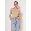 Sweter Damski Model SWE298 Beige - MKM