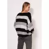 Sweter Damski Model SWE299 Black/Grey/Light Grey - MKM