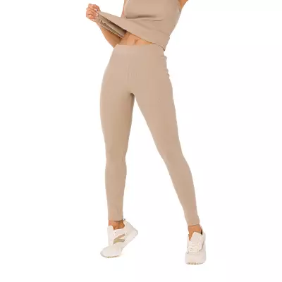 Legginsy Model MOE734 Beige - Moe