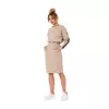 Spódnica Model MOE728 Beige - Moe