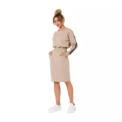 Spódnica Model MOE728 Beige - Moe