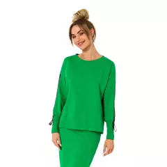 Bluza Damska Model MOE727 Green - Moe