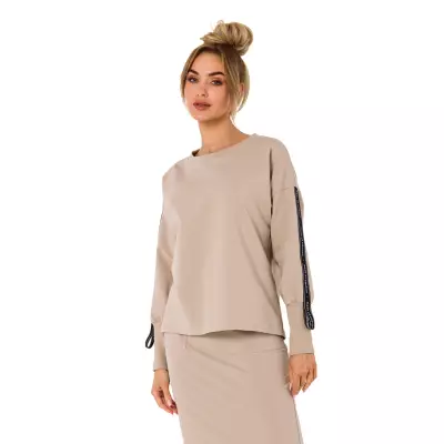 Bluza Damska Model MOE727 Beige - Moe