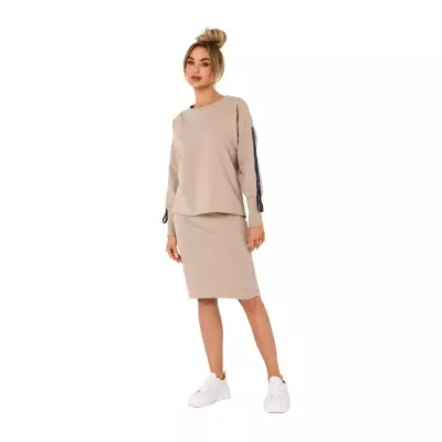 Bluza Damska Model MOE727 Beige - Moe