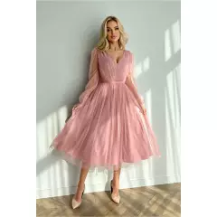 Sukienka Model 269-20 Dirty Pink - Bicotone