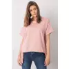 T-shirt Damski Model 157-TS-4380.90 Light Pink - Rue Paris