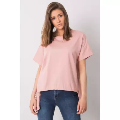 T-shirt Damski Model 157-TS-4380.90 Light Pink - Rue Paris