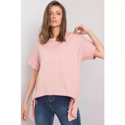 T-shirt Damski Model 157-TS-4380.90 Light Pink - Rue Paris