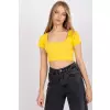 T-shirt Damski Model RV-TS-7537.52 Yellow - Rue Paris