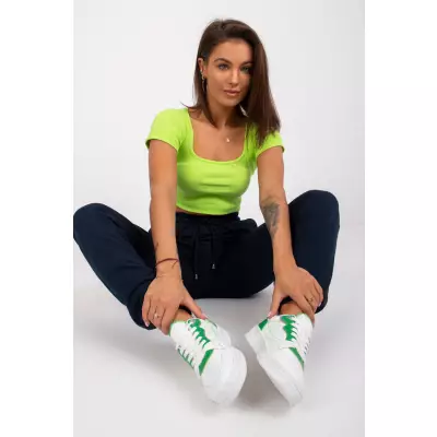 T-shirt Damski Model RV-TS-7538.12P Fluo Green - Rue Paris