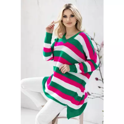 Sweter Damski Model 30091 Dark Green - PeeKaBoo