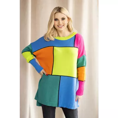 Sweter Damski Model 30089 Limonka - PeeKaBoo