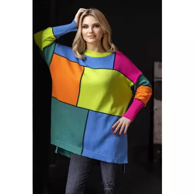 Sweter Damski Model 30089 Limonka - PeeKaBoo