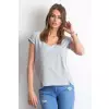 T-shirt Damski Model RV-TS-4839.36P Light Grey - BFG