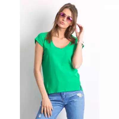 T-shirt Damski Model RV-TS-4839.12P Green - BFG