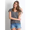 T-shirt Damski Model RV-TS-4839.62P Dark Grey - BFG