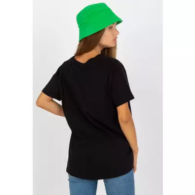 T-shirt Damski Model RV-TS-8047.57P Black - BFG