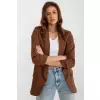 Marynarka Model DHJ-MA-7684.15P Dark Brown - Italy Moda