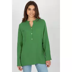 Bluzka Model TW-KS-BI-1144.07 Green - Och Bella