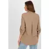 Bluzka Model WN-KS-VE51.11X Dark Beige - Rue Paris