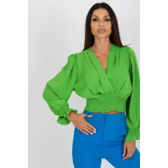 Bluzka Model DHJ-BZ-13866.92P Light Green - Italy Moda