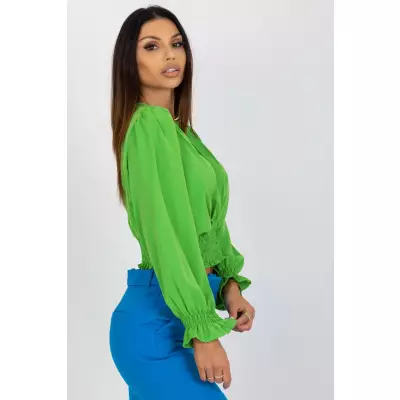 Bluzka Model DHJ-BZ-13866.92P Light Green - Italy Moda