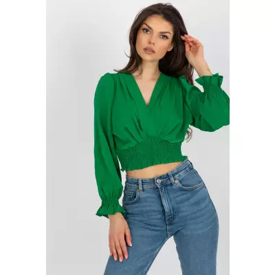 Bluzka Model DHJ-BZ-13866.92P Green - Italy Moda