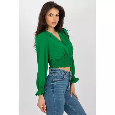 Bluzka Model DHJ-BZ-13866.92P Green - Italy Moda