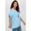 Bluzka Model DHJ-BZ-8336.04 Light Blue - Italy Moda