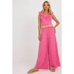 Spodnie Damskie Model DHJ-SP-8387.57 Pink - Italy Moda