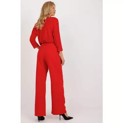 Spodnie Damskie Model DHJ-SP-15679-1.35X Red - Italy Moda