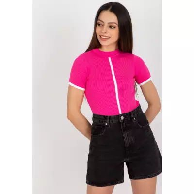 Bluzka Model BA-BZ-1456.72P Dark Pink - Badu