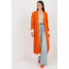 Sweter Kardigan Model BA-SW-8039.39P Orange - Badu