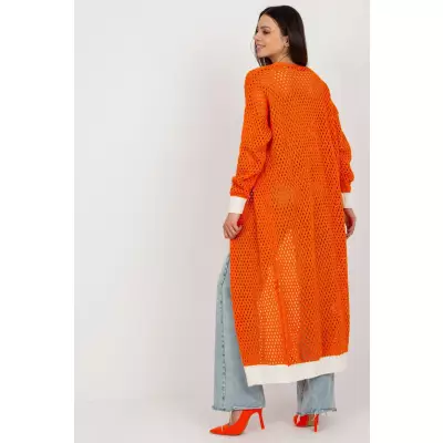 Sweter Kardigan Model BA-SW-8039.39P Orange - Badu