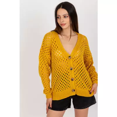 Sweter Damski Model BA-SW-9009.26P Dark Yellow - Badu