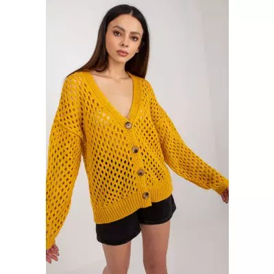 Sweter Damski Model BA-SW-9009.26P Dark Yellow - Badu