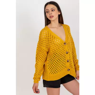 Sweter Damski Model BA-SW-9009.26P Dark Yellow - Badu