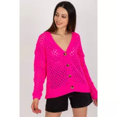 Sweter Damski Model BA-SW-9009.26P Fluo Pink - Badu