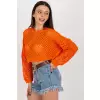 Sweter Damski Model BA-SW-9008.35P Orange - Badu