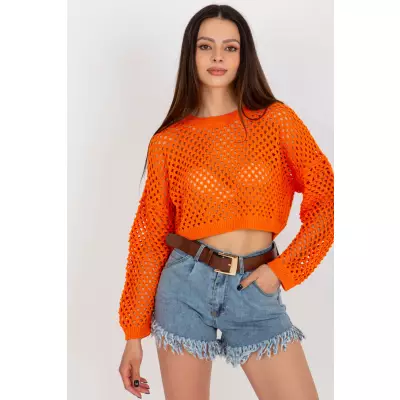 Sweter Damski Model BA-SW-9008.35P Orange - Badu