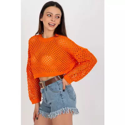 Sweter Damski Model BA-SW-9008.35P Orange - Badu